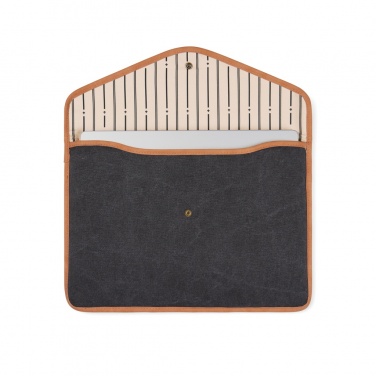 Logotrade promotional item picture of: VINGA Bosler GRS recycled canvas 16" laptop sleeve