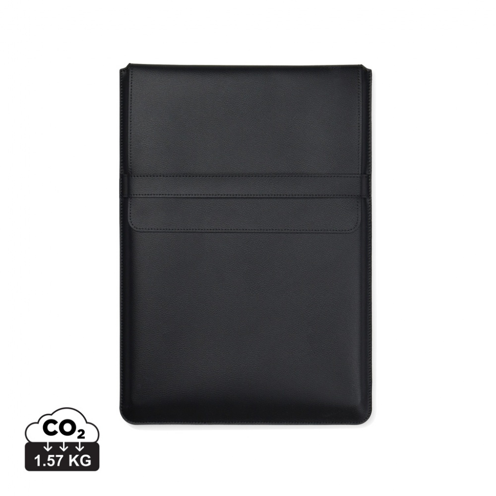 Logo trade promotional gifts image of: VINGA Timo PU RCS RPET 16" laptop sleeve