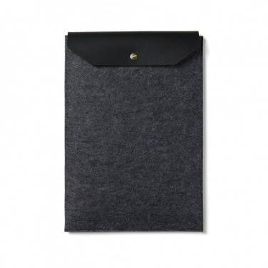 Logo trade corporate gift photo of: VINGA Albon GRS recycled felt 15" laptop sleeve