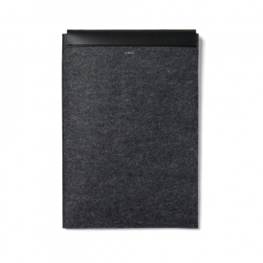 Logo trade advertising product photo of: VINGA Albon GRS recycled felt 15" laptop sleeve