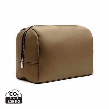 Logotrade promotional product image of: VINGA Bermond RCS recycled PU toiletry bag