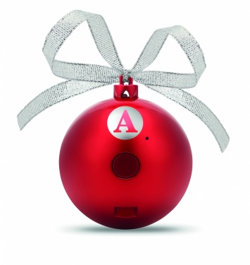 Logo trade promotional giveaways image of: Speaker Christmas ball