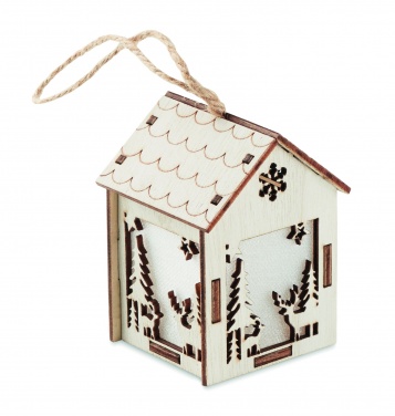 Logotrade promotional merchandise picture of: MDF house with light