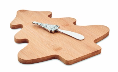 Logo trade advertising products image of: Cheese board set in bamboo Essen