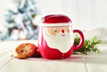 Logotrade promotional merchandise photo of: Ceramic mug with lid 370 ml