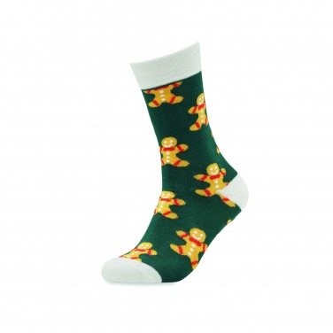 Logo trade promotional gifts image of: Pair of Christmas socks M