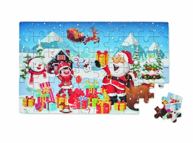 Logo trade promotional items picture of: Wooden Christmas puzzle