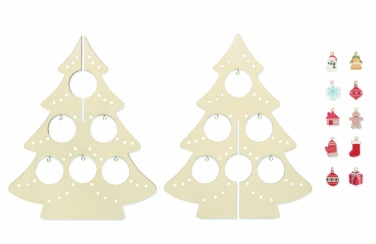 Logotrade promotional merchandise photo of: Wooden Xmas tree decoration