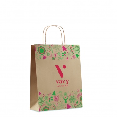 Logo trade business gifts image of: Gift paper bag medium