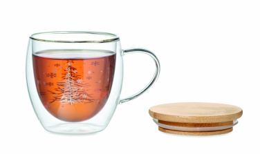 Logo trade advertising product photo of: Double wall borosilicate mug