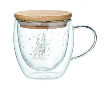 Logotrade promotional giveaway image of: Double wall borosilicate mug