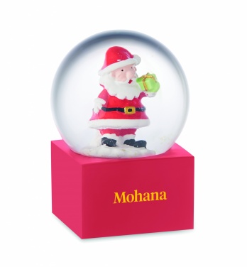 Logotrade promotional giveaway picture of: Small snow ball glass ornament