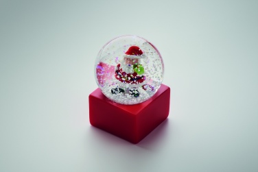 Logotrade promotional gift picture of: Small snow ball glass ornament