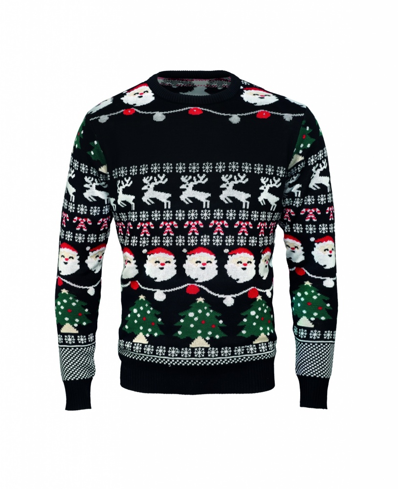 Logo trade promotional giveaways image of: Christmas LED sweater S/M