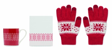 Logotrade business gifts photo of: Winter gift mug and gloves set