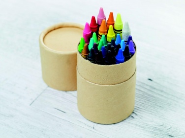 Logo trade promotional merchandise picture of: 30 wax crayons