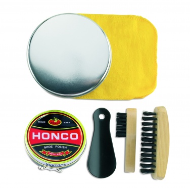 Logo trade promotional giveaways picture of: Shoe polish kit