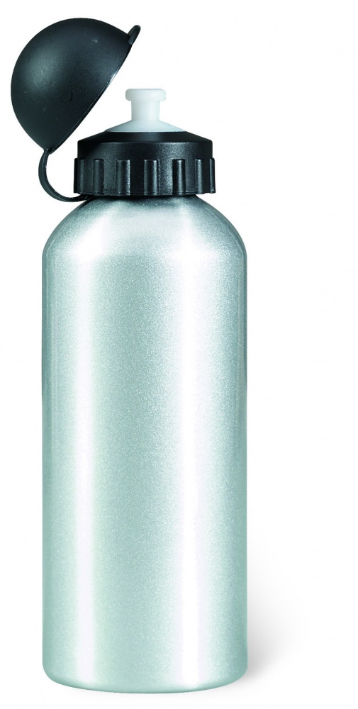 Logo trade promotional merchandise picture of: Single-walled 600 ml aluminum bottle