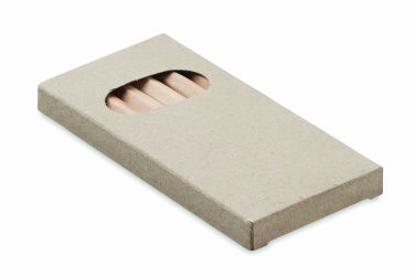 Logotrade promotional product image of: 6 coloured pencils in box