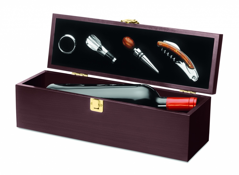 Logotrade corporate gift picture of: Wine set in wine box