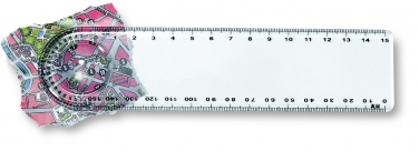 Logo trade promotional gift photo of: Ruler with magnifier