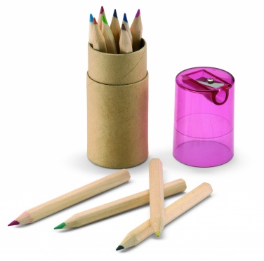 Logotrade promotional products photo of: 12 coloured pencils