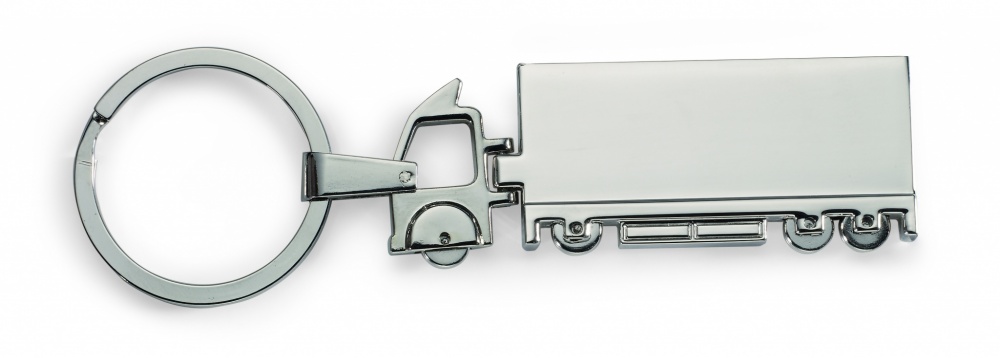 Logotrade promotional gifts photo of: Truck metal key ring Oulu