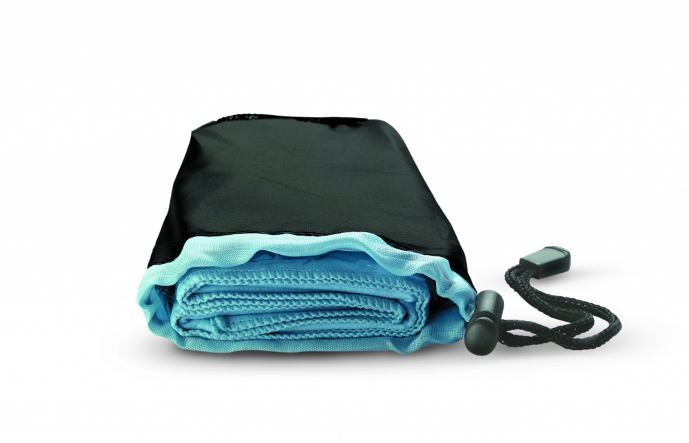 Logotrade promotional gifts photo of: Sport towel in nylon pouch