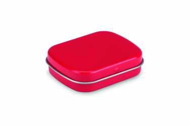 Logo trade corporate gifts image of: Easy tin silver w/mints