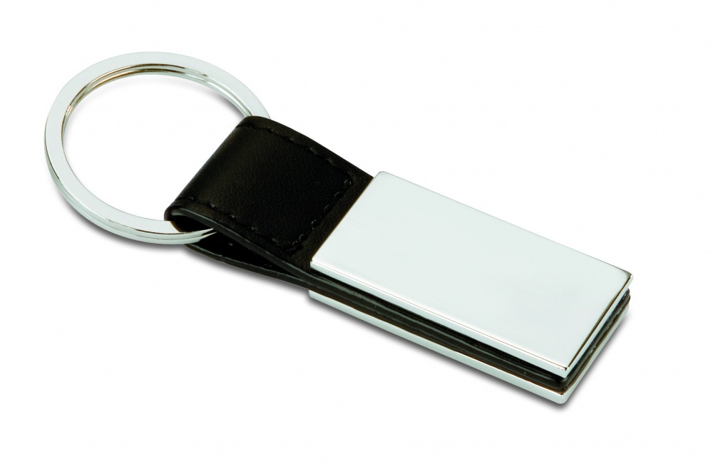 Logotrade promotional gifts photo of: PU and metal key ring Kuopio