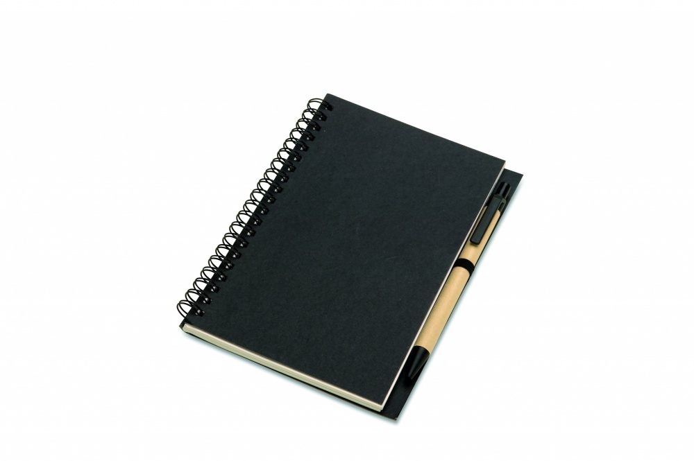 Logotrade corporate gift image of: B6 Recycled notebook with pen