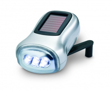 Logo trade promotional merchandise photo of: Dual powered dynamo torch