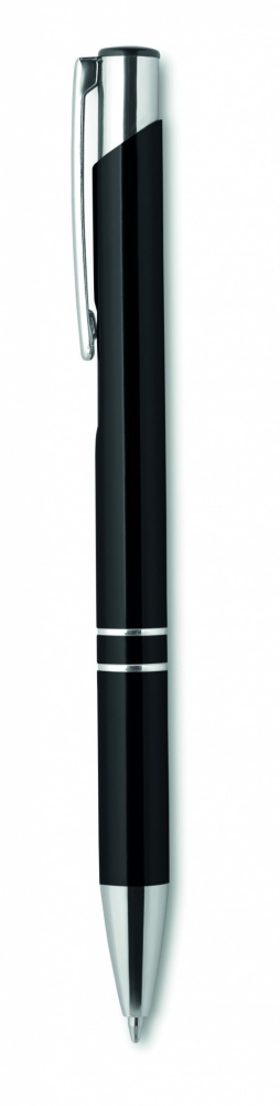 Logo trade promotional merchandise photo of: Push button pen with black ink