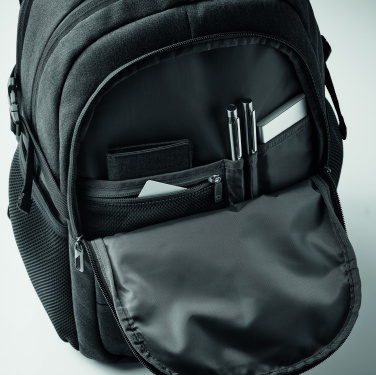 Logotrade advertising products photo of: 600D RPET laptop backpack