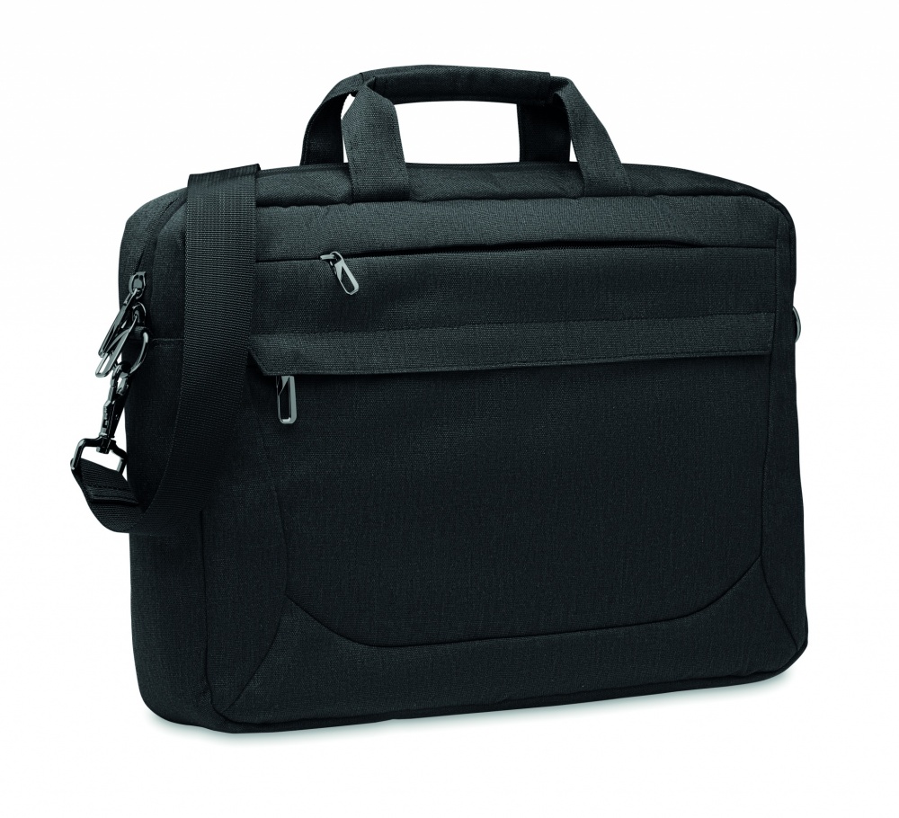 Logotrade advertising product picture of: 600 RPET laptop bag