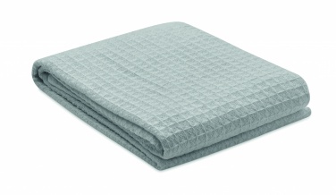 Logo trade promotional merchandise photo of: Cotton wafle blanket 350 gr/m²