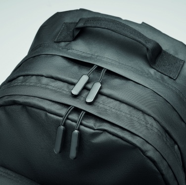 Logo trade promotional merchandise image of: 300D RPET laptop backpack