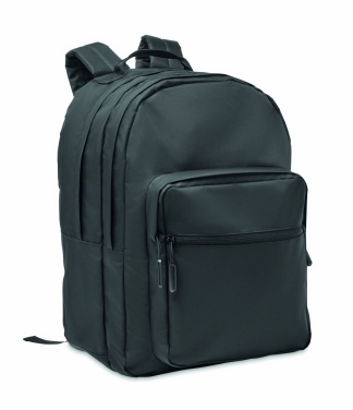 Logo trade corporate gifts picture of: 300D RPET laptop backpack