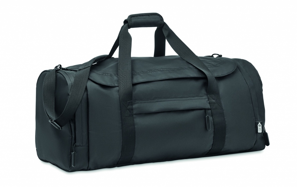 Logo trade advertising products image of: Large sports bag in 300D RPET