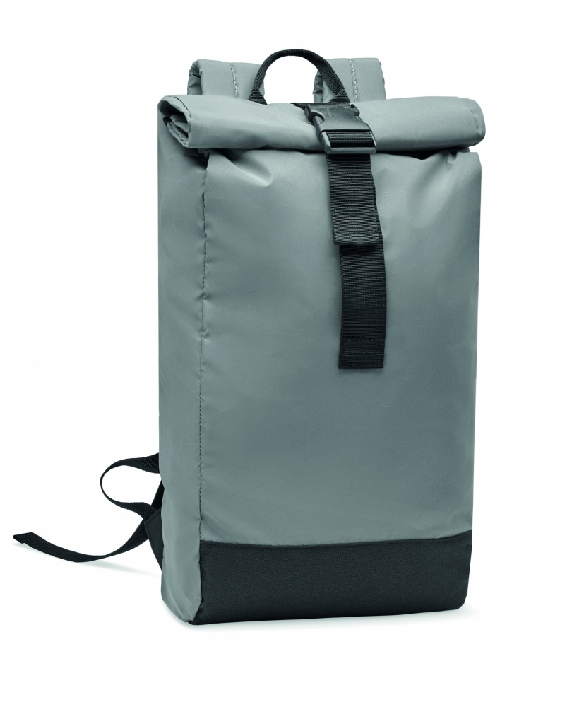 Logo trade promotional product photo of: Reflective Rolltop backpack