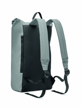 Logo trade promotional gifts picture of: Reflective Rolltop backpack