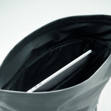 Logo trade promotional merchandise photo of: Reflective Rolltop backpack