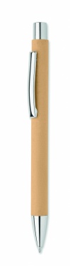 Logotrade promotional merchandise photo of: Recycled paper push ball pen