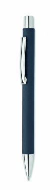 Logo trade promotional products image of: Recycled paper push ball pen