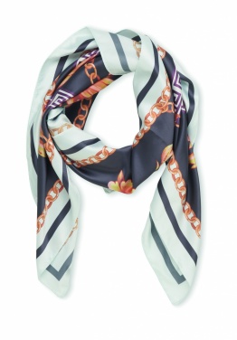 Logo trade promotional giveaway photo of: Shawl recycled satin polyester