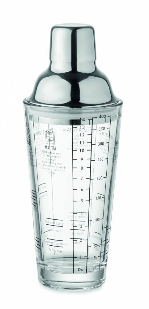 Logotrade promotional merchandise image of: Glass cocktail shaker 400 ml