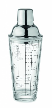 Logotrade promotional items photo of: Glass cocktail shaker 400 ml