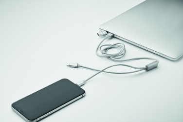 Logo trade advertising product photo of: 2 in 1 long charging cable