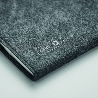 Logotrade advertising products photo of: A5 notebook RPET felt