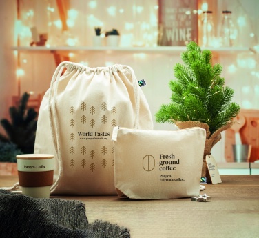 Logo trade business gift photo of: Cosmetic bag Fairtrade